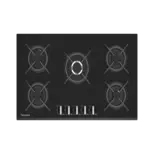 اجاق گاز تایسز توکار صفحه شیشه ای 5 شعله مدل TBG5-1901