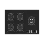 اجاق گاز تایسز توکار صفحه شیشه ای 5 شعله مدل TBG5-1902