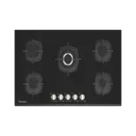 اجاق گاز تایسز توکار صفحه شیشه ای 5 شعله مدل TBG5-1921