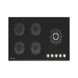 اجاق گاز تایسز توکار صفحه شیشه ای 5 شعله مدل TBG5-1922